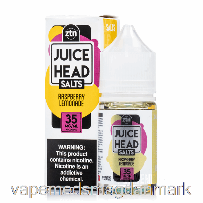 Vape Uden Nikotin Hindbær Limonade - Juice Hovedsalte - 30ml 35mg